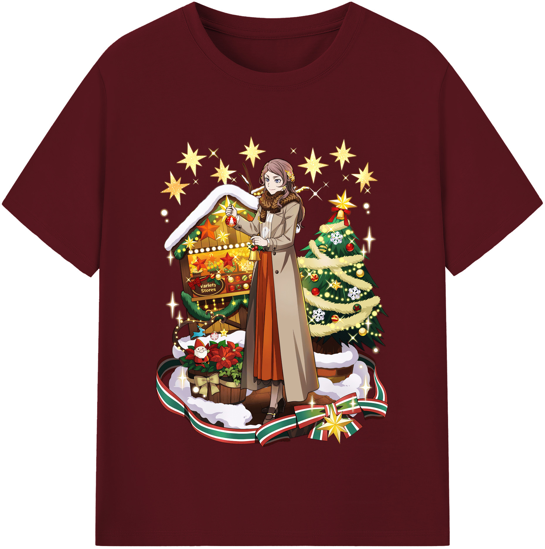 （画像用） 文豪ストレイドッグス Bungo Stray Dogs 綿100％半袖Tシャツ（フロントプリント）